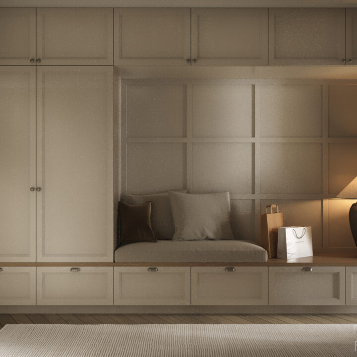 Hol wejściowy z naturalnym światłem – projekt wnętrza domu