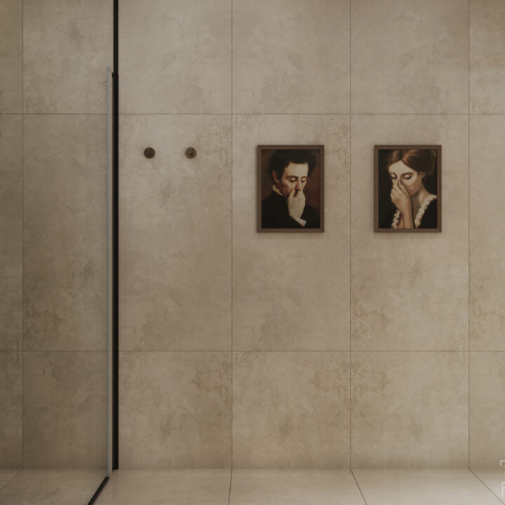 Łazienka z prysznicem – detal w projekcie wnętrza