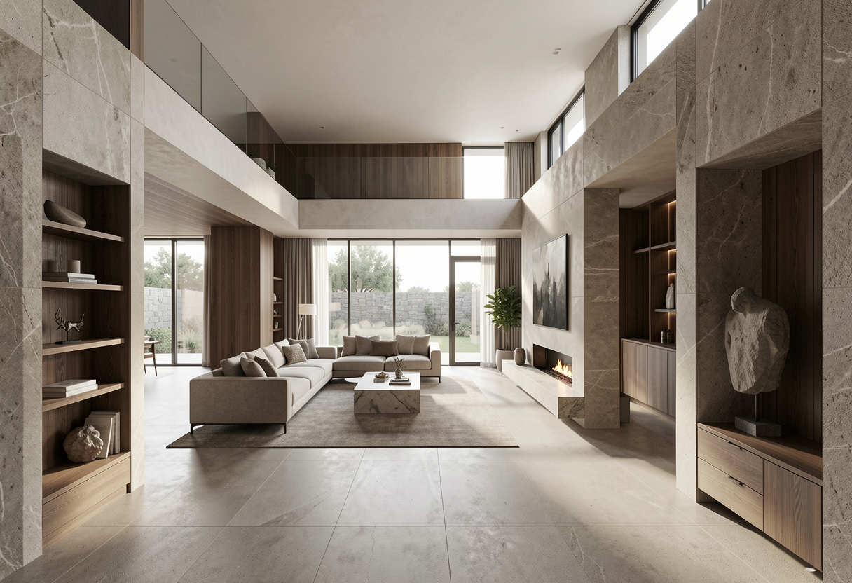 Kompleksowy projekt wnętrza domu – funkcja, materiały i detale zaplanowane jako jeden system